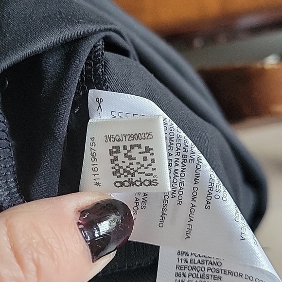 Adidas Women's Black and Grey Jacket XS - Picture 8 of 10